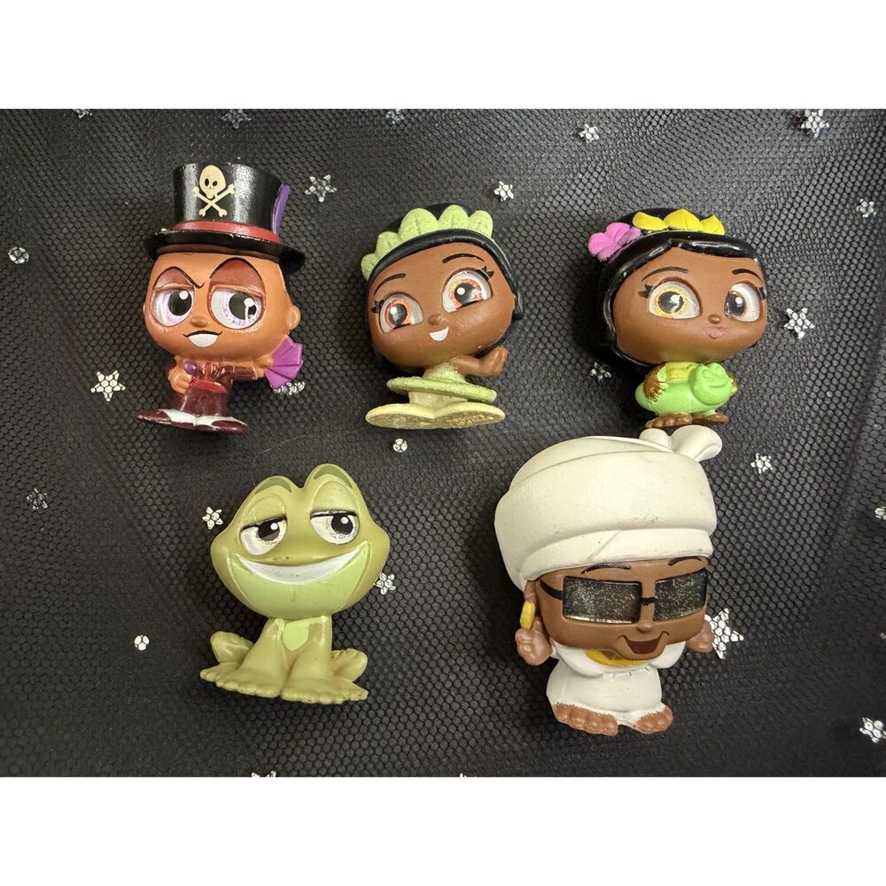 Princess and the Frog Doorables Set of 5 Tiana Dr Facilier Mama Odie Disney